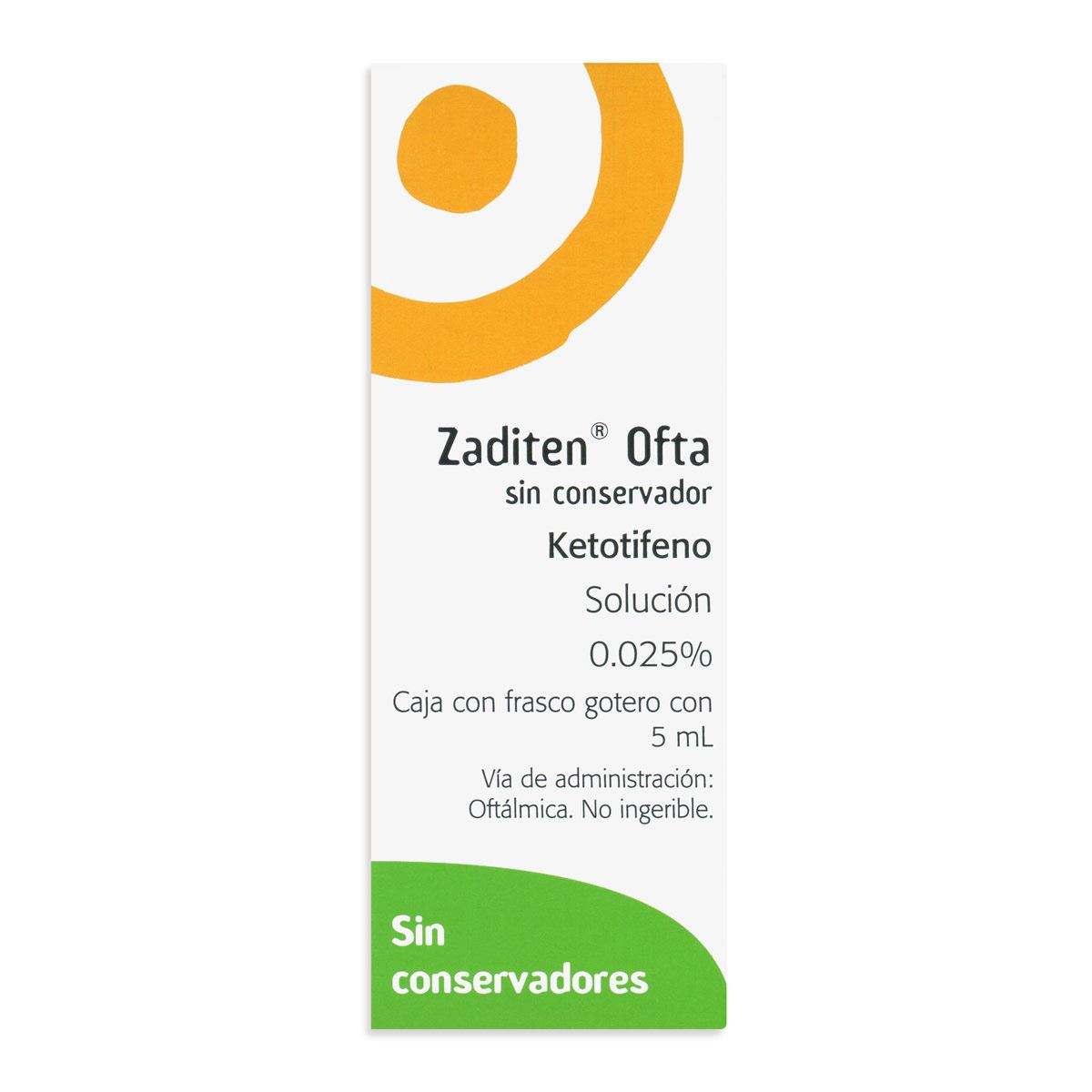 ZADITEN OFTA SOL 0.025% GTS 5ML