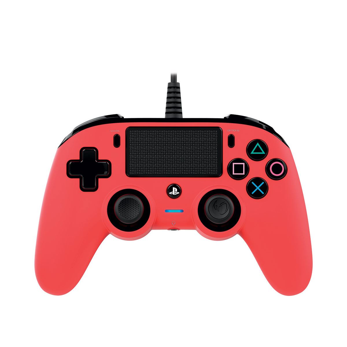 Control Nacon PS4 Alámbrico Rojo