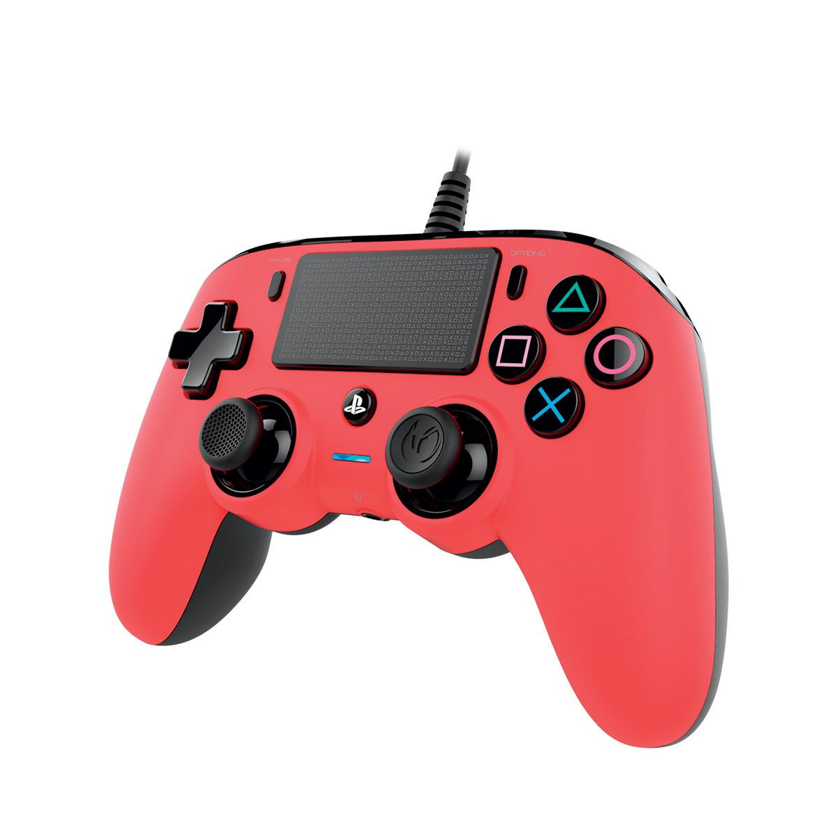 Control Nacon PS4 Alámbrico Rojo