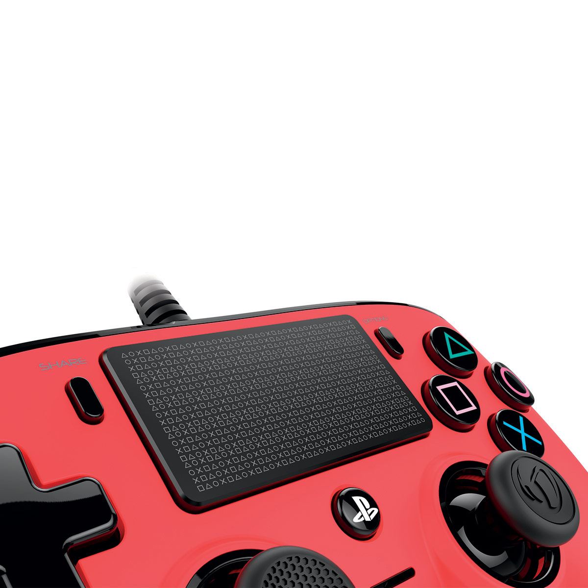 Control Nacon PS4 Alámbrico Rojo