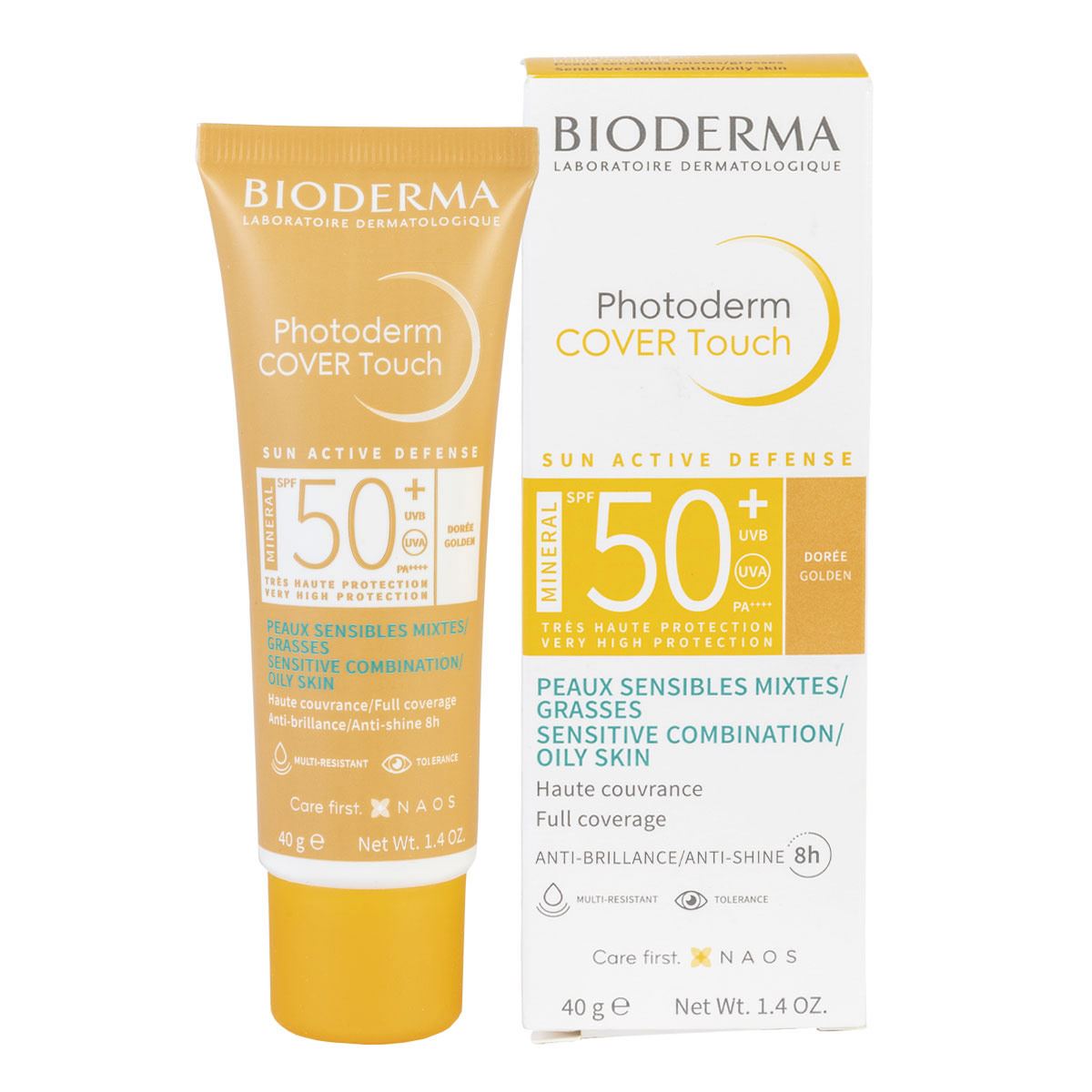 Photoderm Cover Touch Mineral SPF 50+ Tono Dorado 40gr