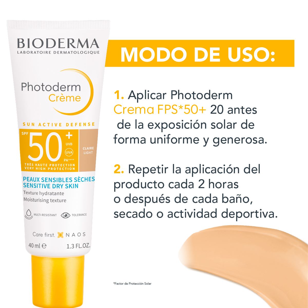 Photoderm Max Crema con Tinte SPF 50+ 40ml