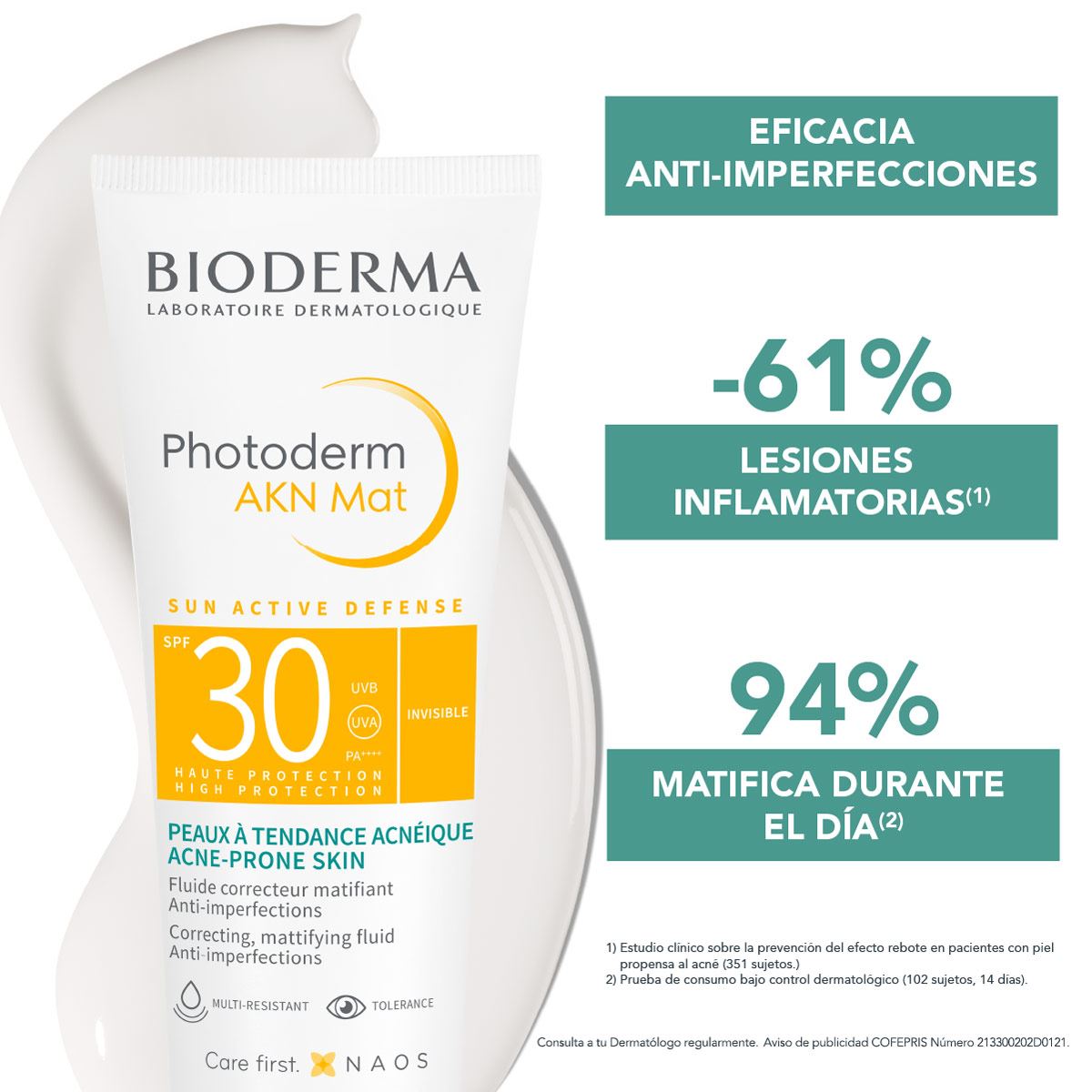 Photoderm AKN Mat SPF50+ 40ml