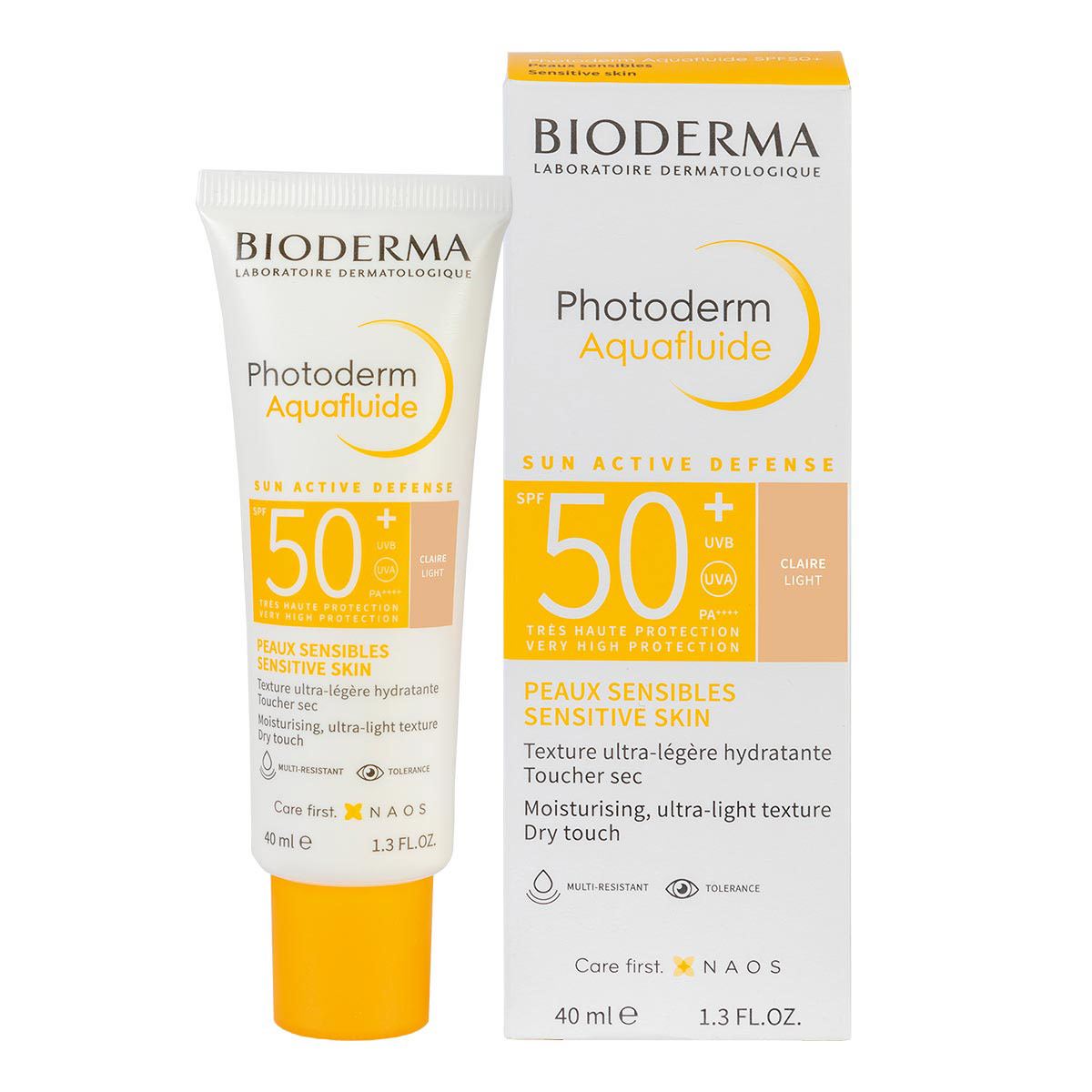 Bioderma Photoderm Aquafluido SPF50+ Tono Claro 40ml
