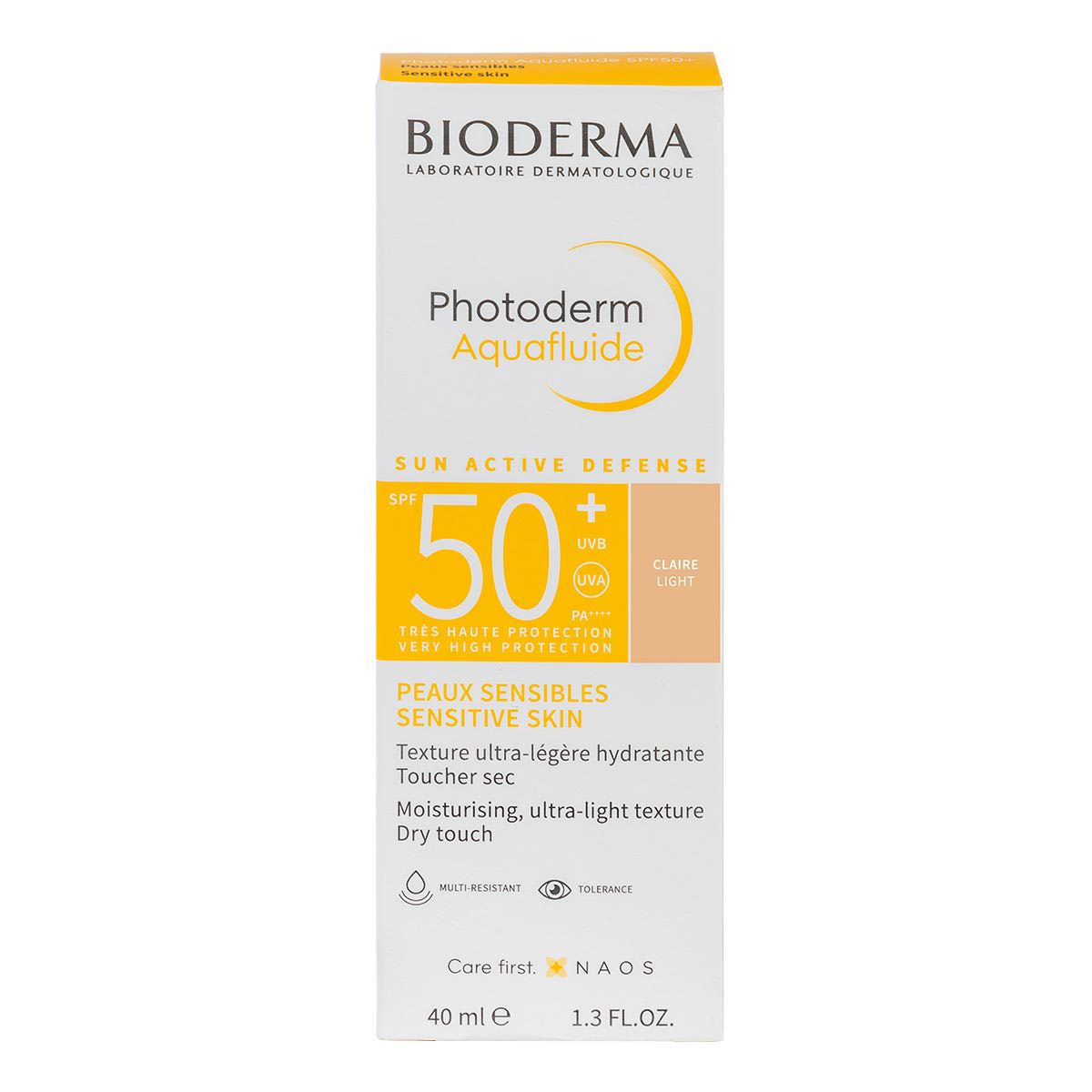 Bioderma Photoderm Aquafluido SPF50+ Tono Claro 40ml