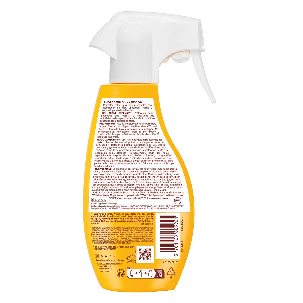 Photoderm Spray FPS 50+ 300ml Bioderma