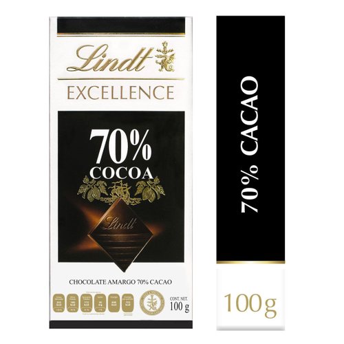 Barra de Chocolate 70% Cacao de 100 g Lindt