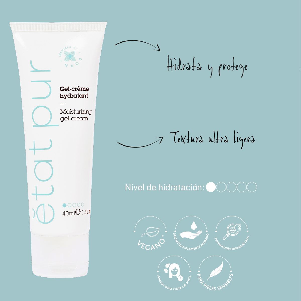 Gel Crema Hidratante Etat Pur