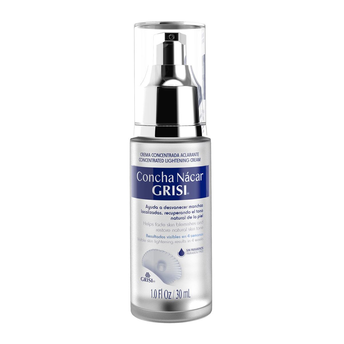 Concentrado Aclarante en Crema con Concha Nácar Grisi 30ml