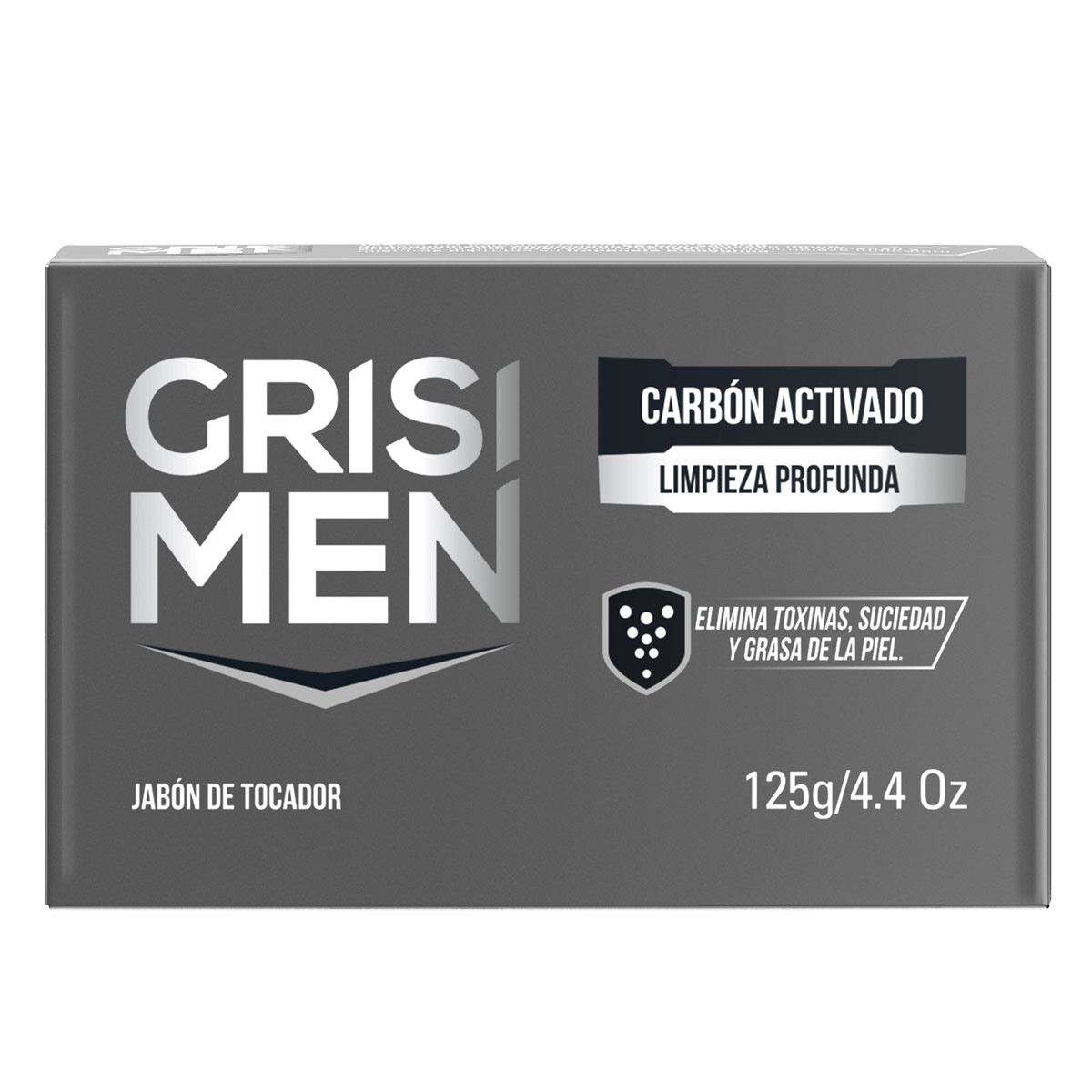 Grisi men jabón carbón activado
