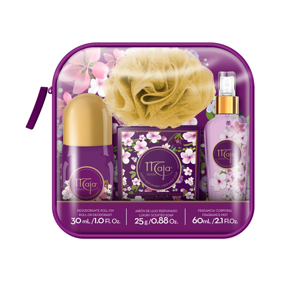 Kit Maja Flor de Ciruelo con Desodorante, jabon y Fragancia