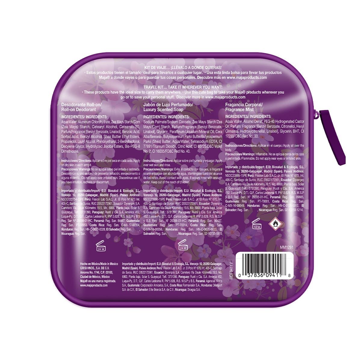 Kit Maja Flor de Ciruelo con Desodorante, jabon y Fragancia