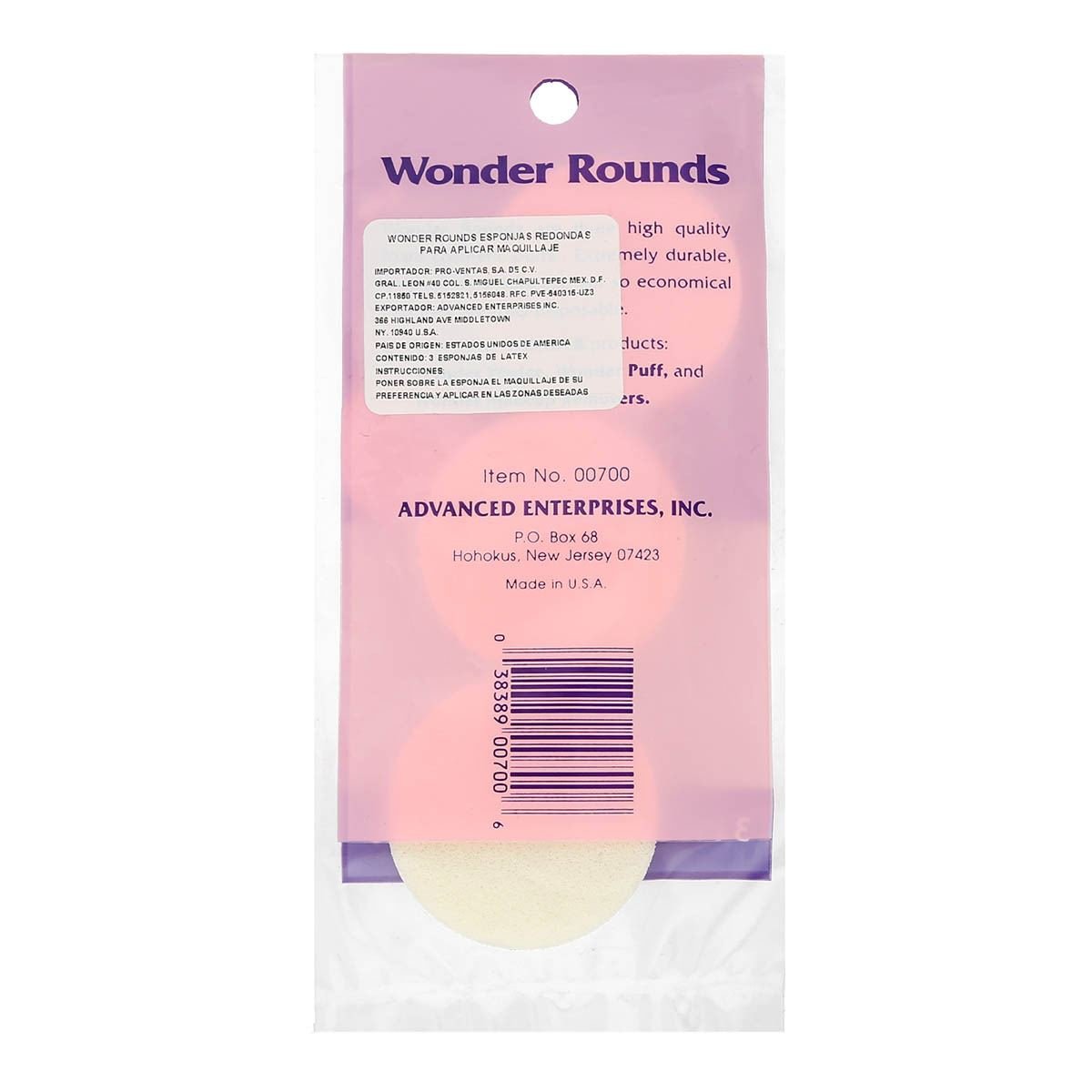 Esponjas redondas Wonder Rounds 00700