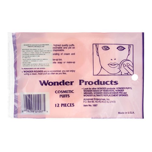 Wonder Rounds 12 esponjas para maquillaje 010075