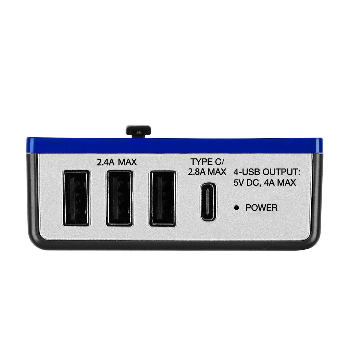 CARGADOR Y CONVERTIDOR USB INTERNACIONAL HASTA 4 CABLES