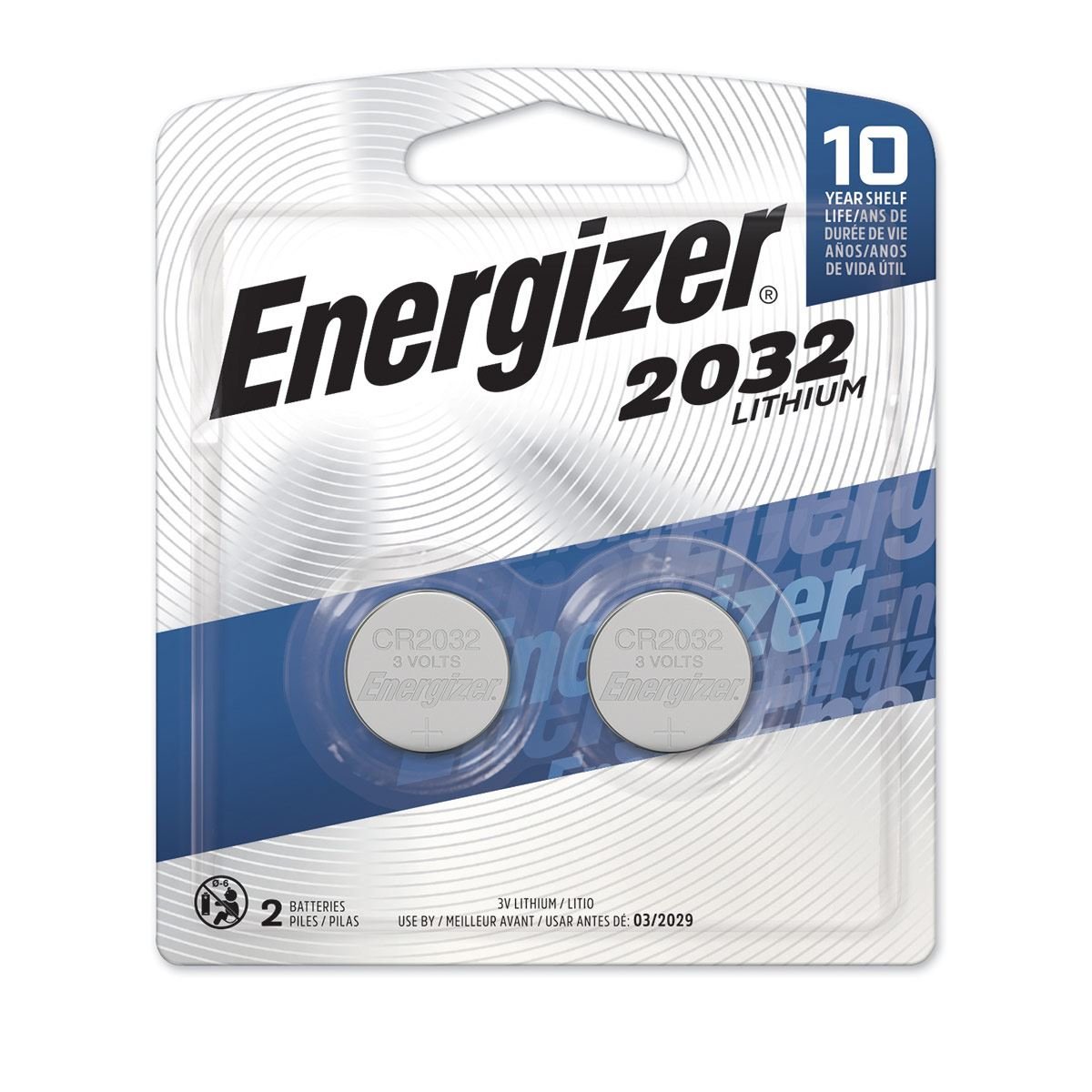 Pila Energizer 2032 litio BP2 2 piezas