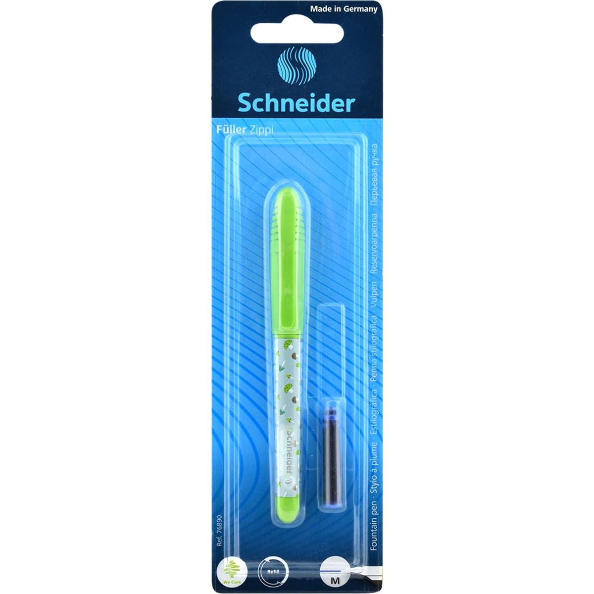 Pluma Fuente Zippi Tinta Azul