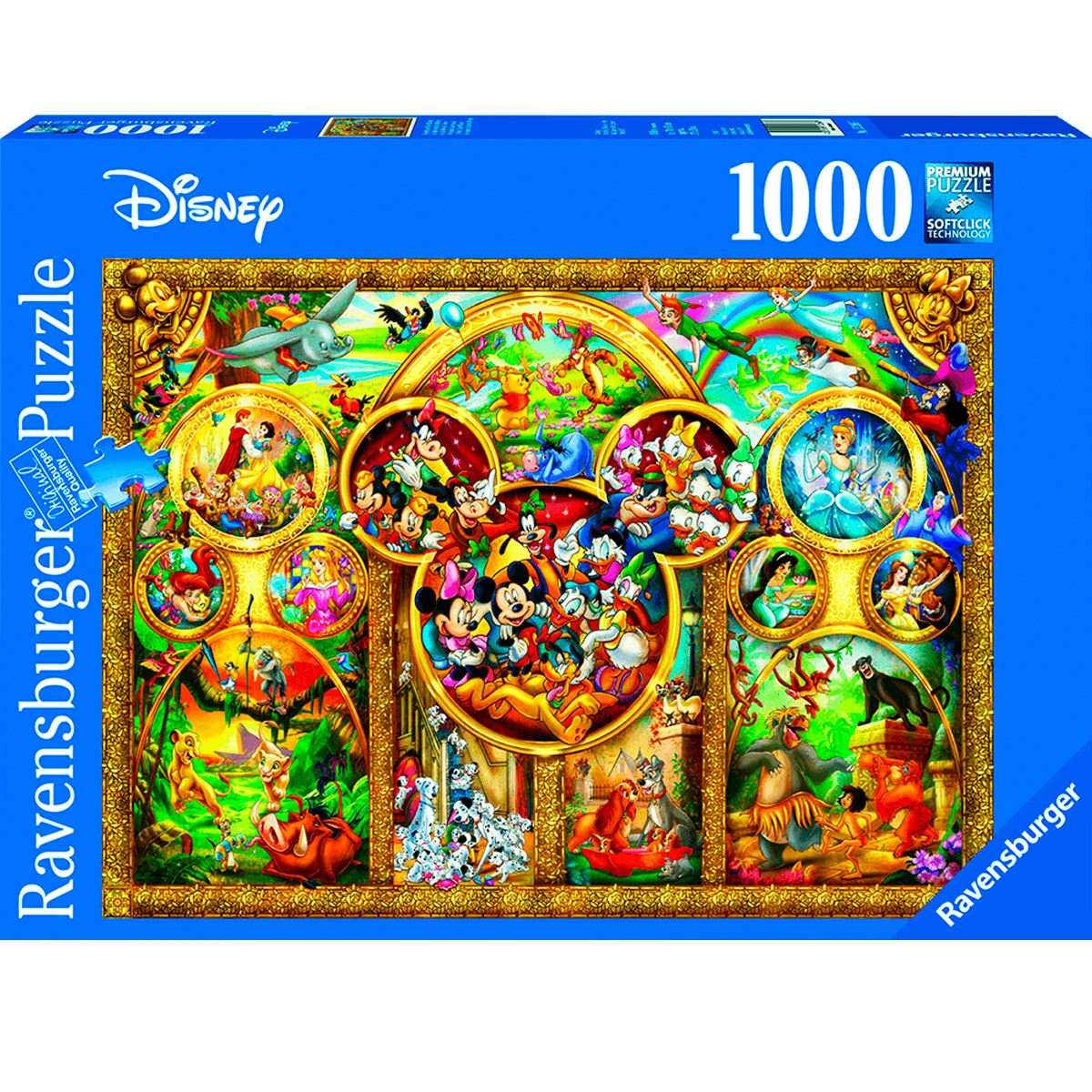 Rompecabezas 1000 pz Disney los mejores temas