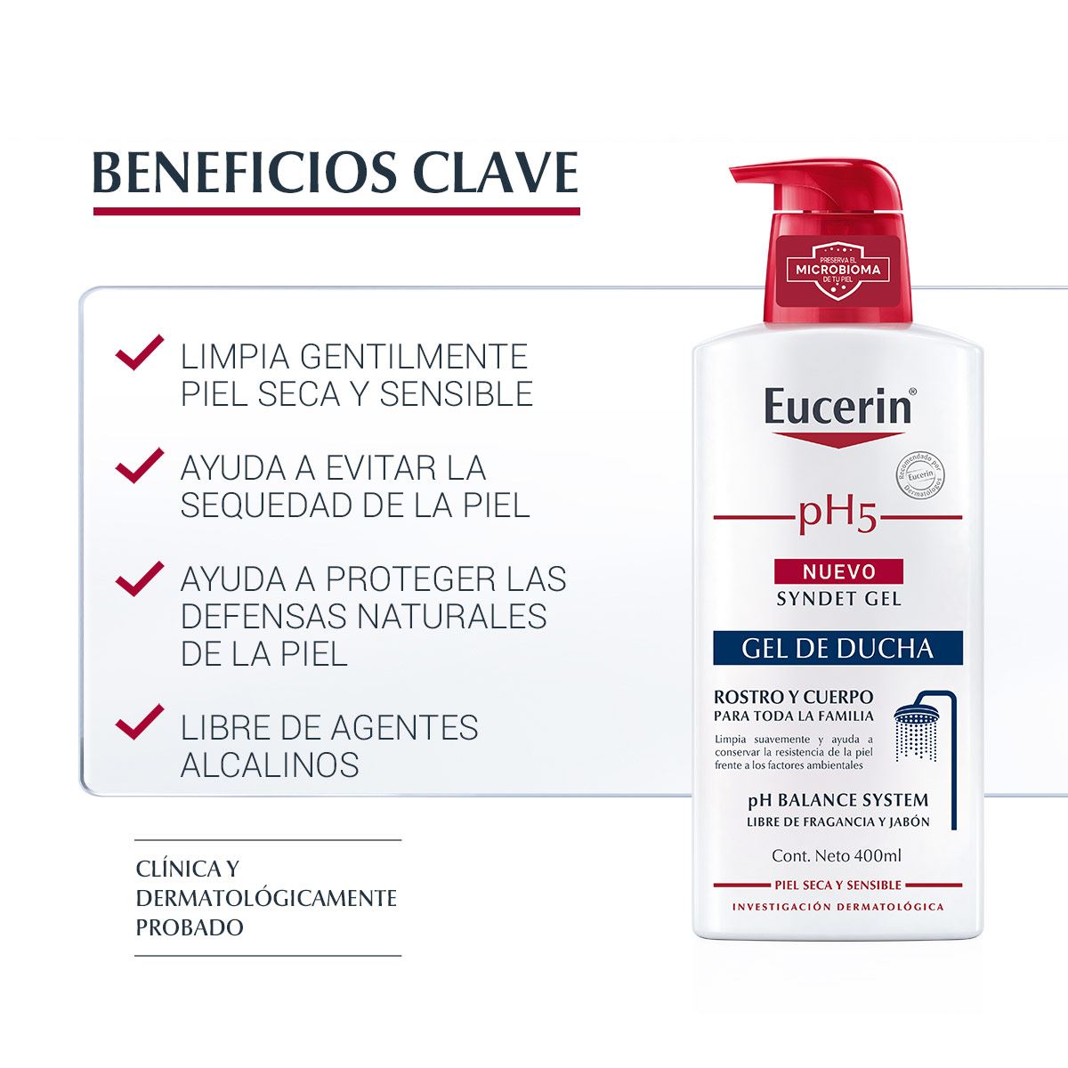 Eucerin ph5 Syndet Gel de Ducha 400ml