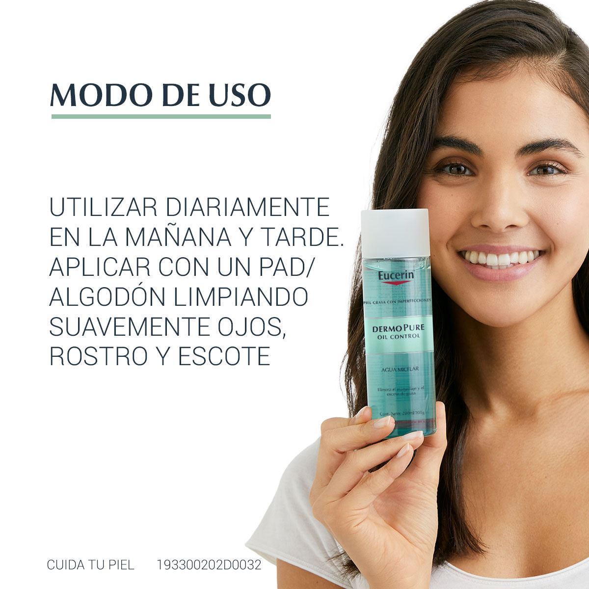 AGUA MICELAR DESMAQUILLANTE DERMO PURE OIL CONTROL PIEL GRASA O