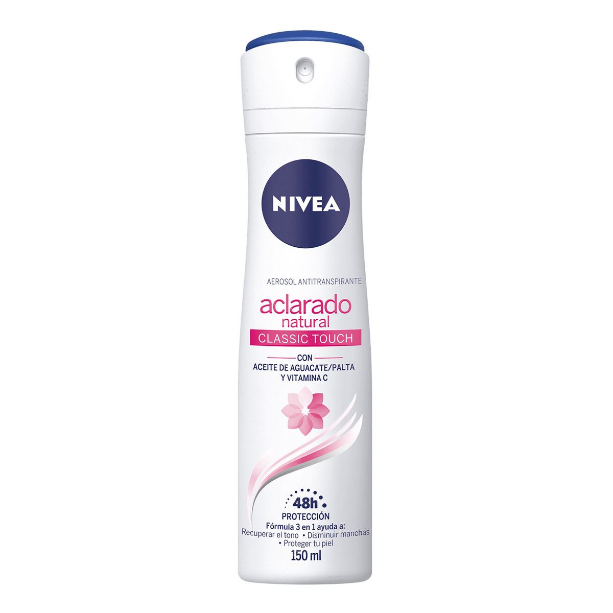 Nivea Desodorante Antitranspirante Aclarado Natural Classic Spray, 150ml