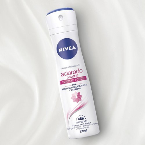 Nivea Desodorante Antitranspirante Aclarado Natural Classic Spray, 150ml