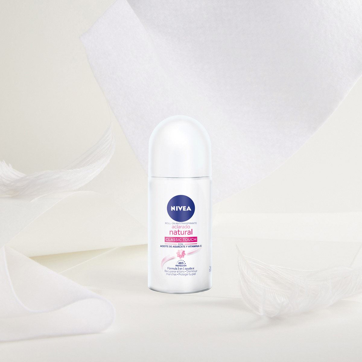 Desodorante roll on Aclarado Natural 50ml.