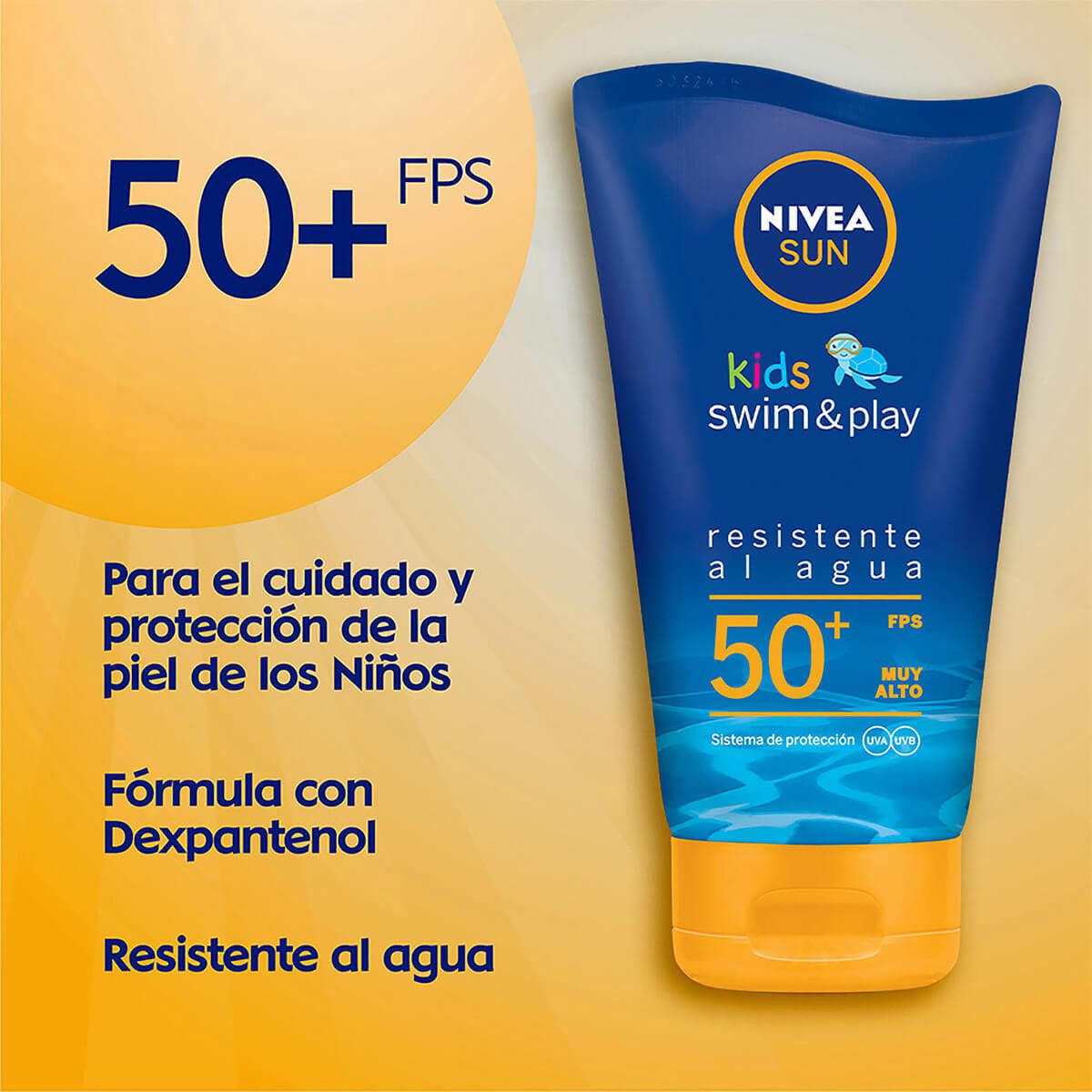 Nivea Protector Solar Kids Swim & Play FPS50+ 150ml