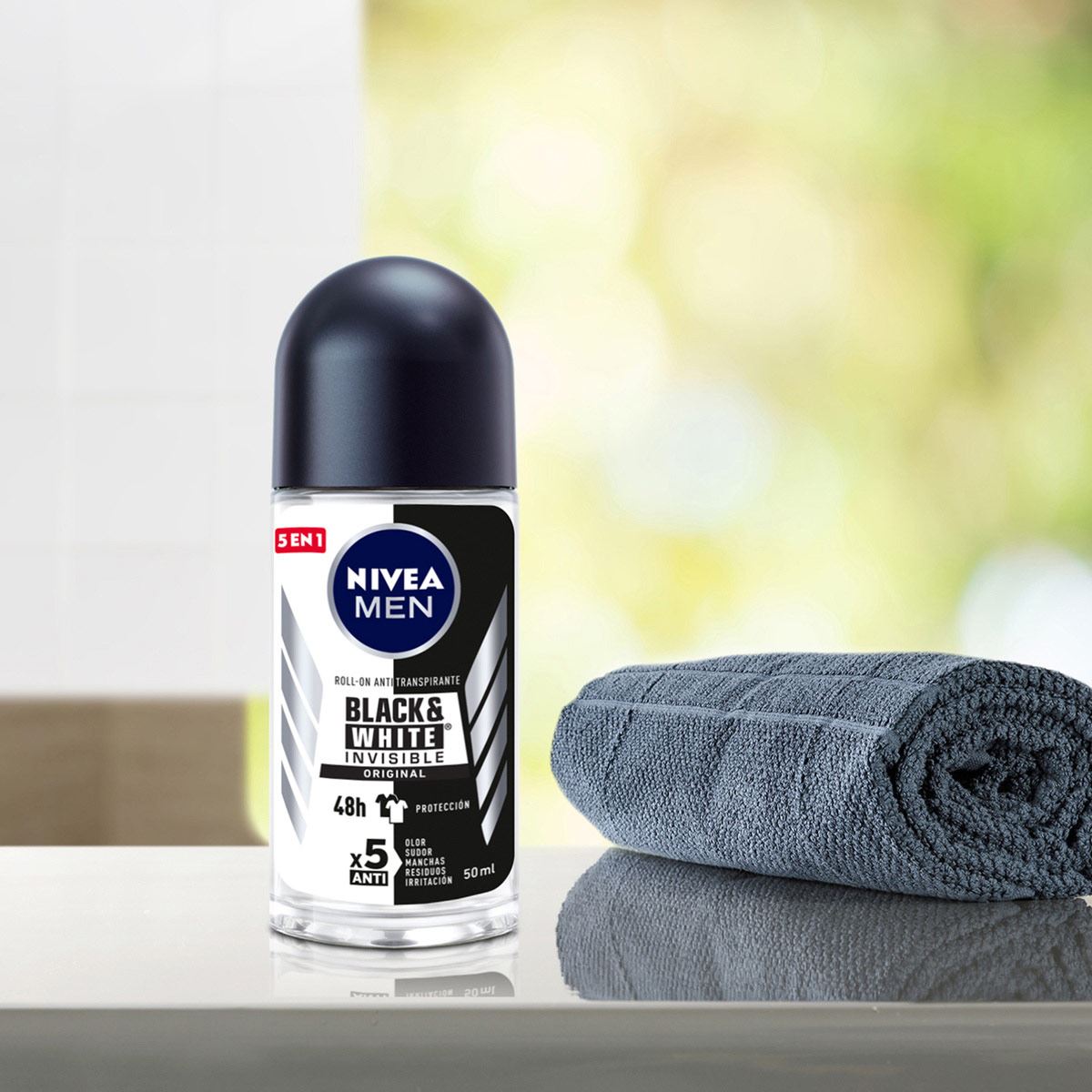 Nivea Invisible B&W Power Rollon 50ml