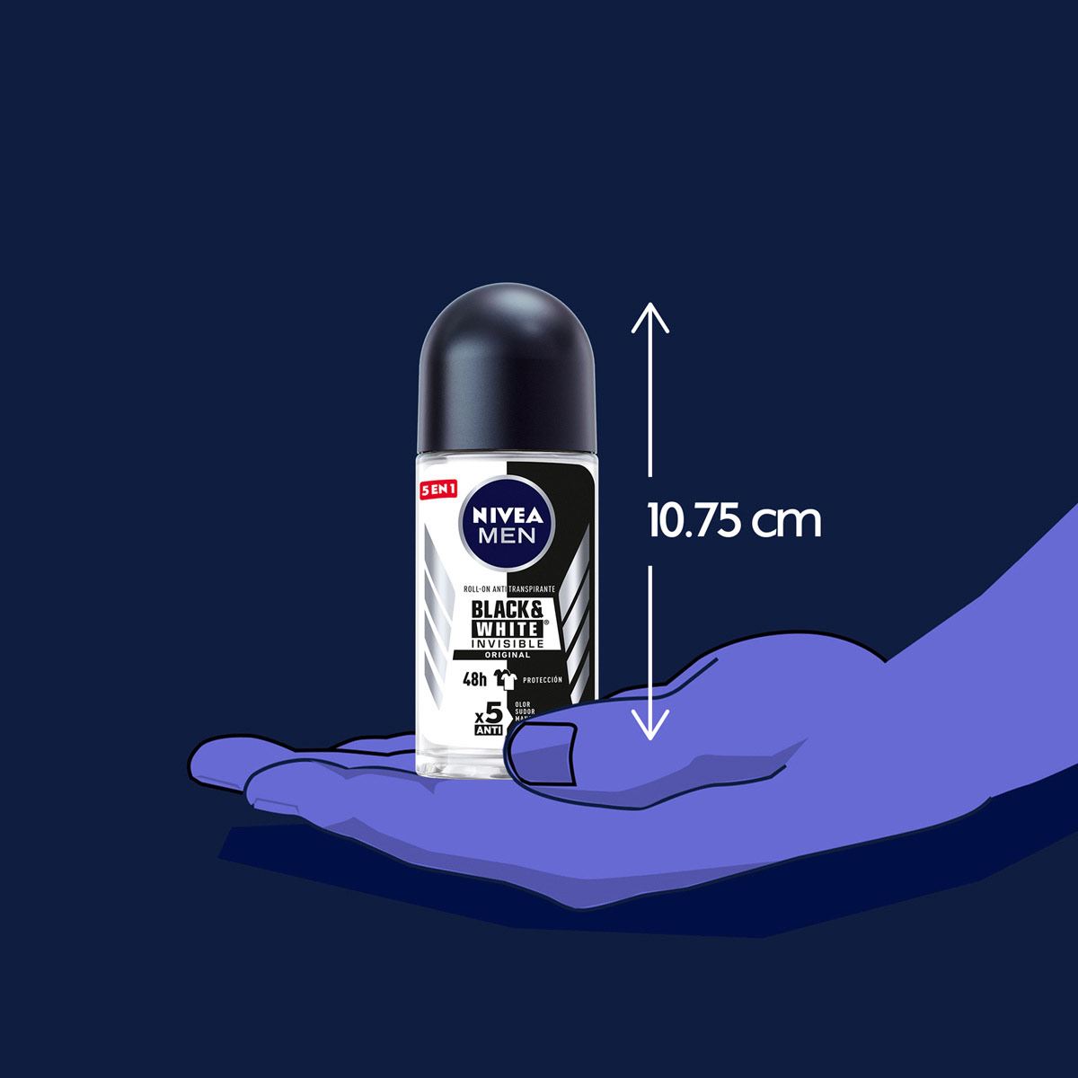 Nivea Invisible B&W Power Rollon 50ml