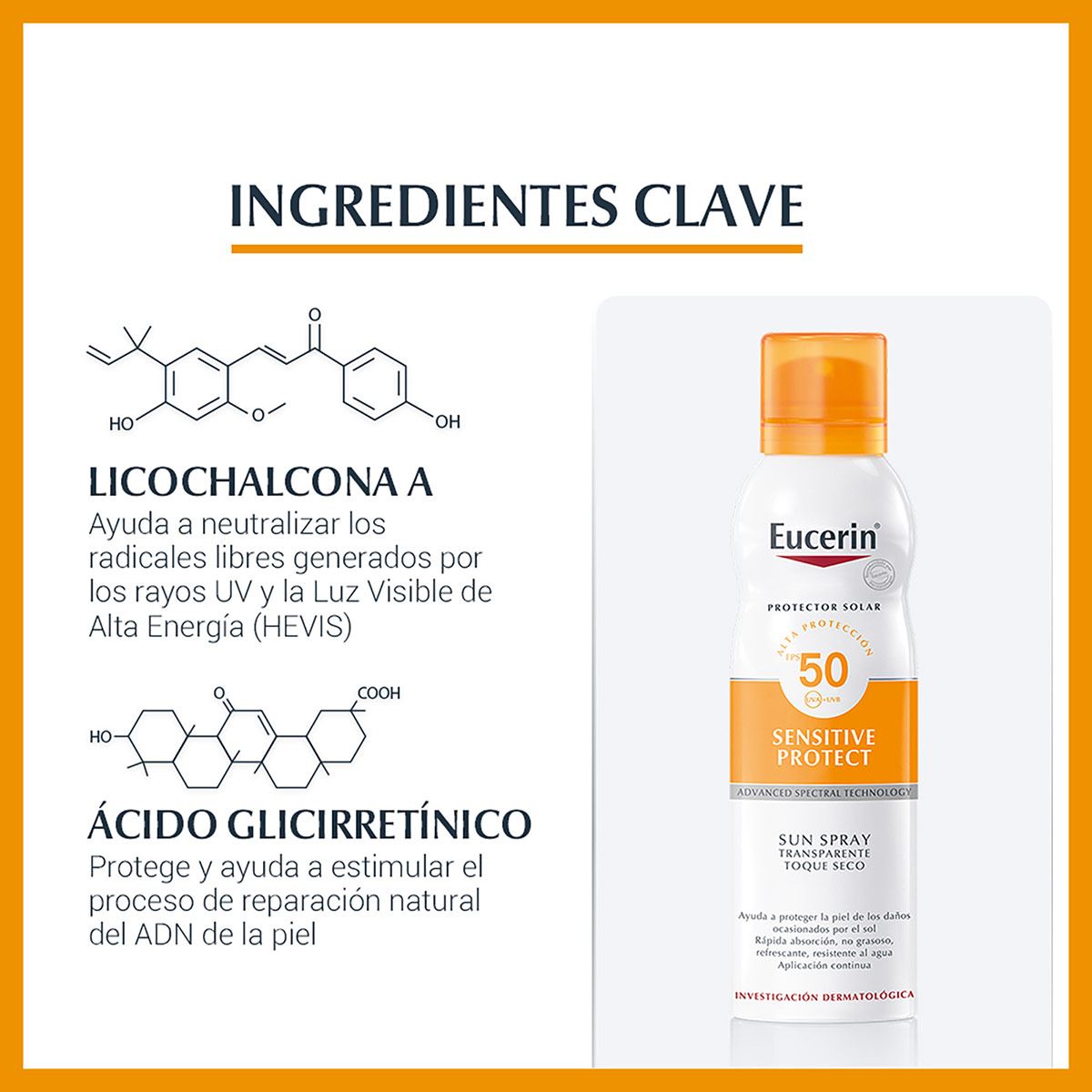 Eucerin Sun Spray Toque Seco Fps 50