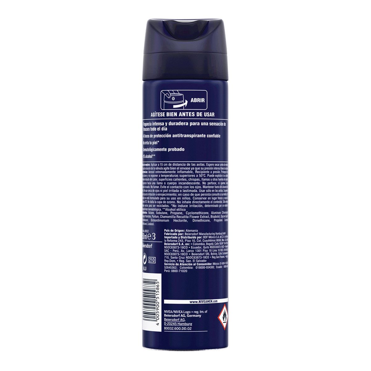 Desodorante Nivea Fresh Ice Aerosol 150 ml