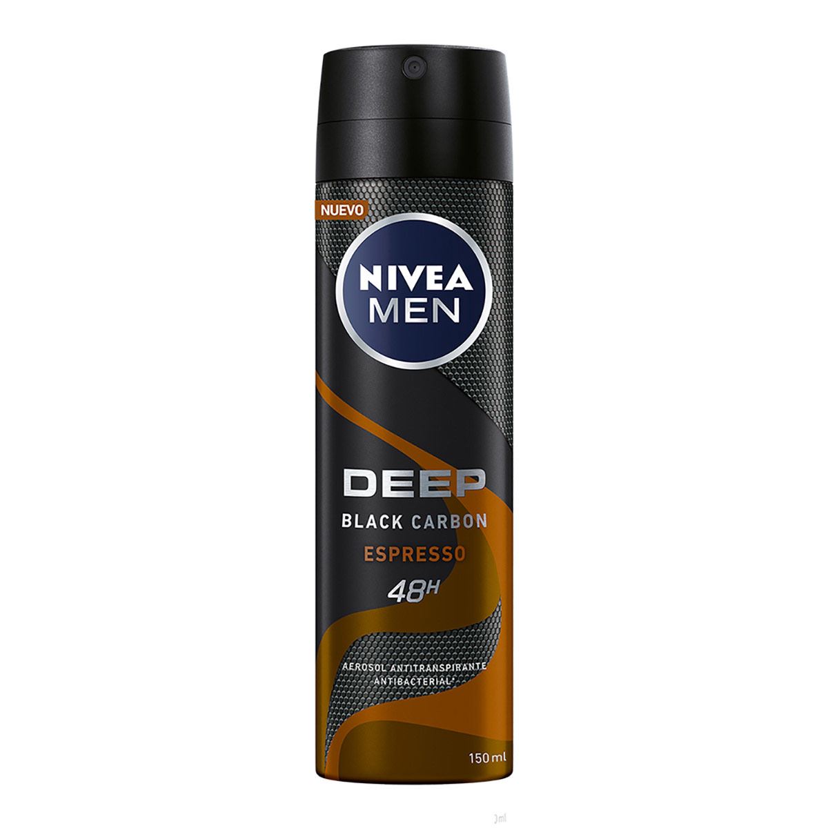 Nivea Men Desodorante Antitranspirante Hombre Deep Espresso Spray, 150ml