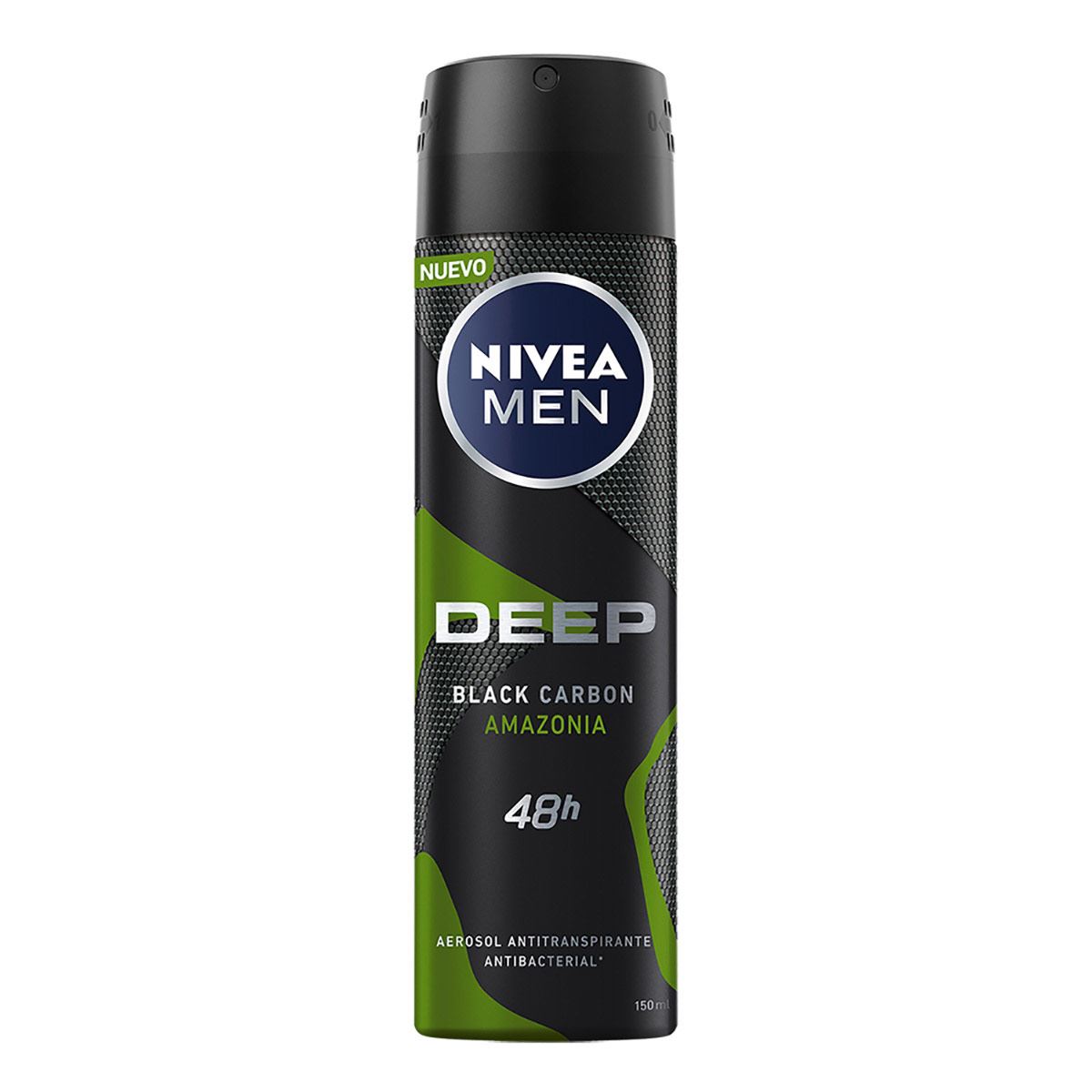 Nivea Men Desodorante Antitranspirante Hombre Deep Amazonia Spray, 150ml