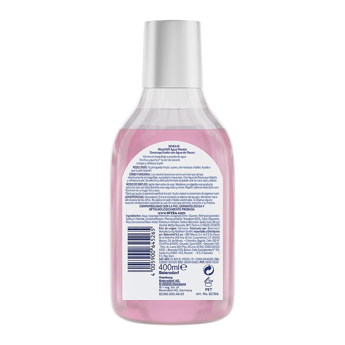 Nivea Agua Micelar con Agua de Rosas 400ml
