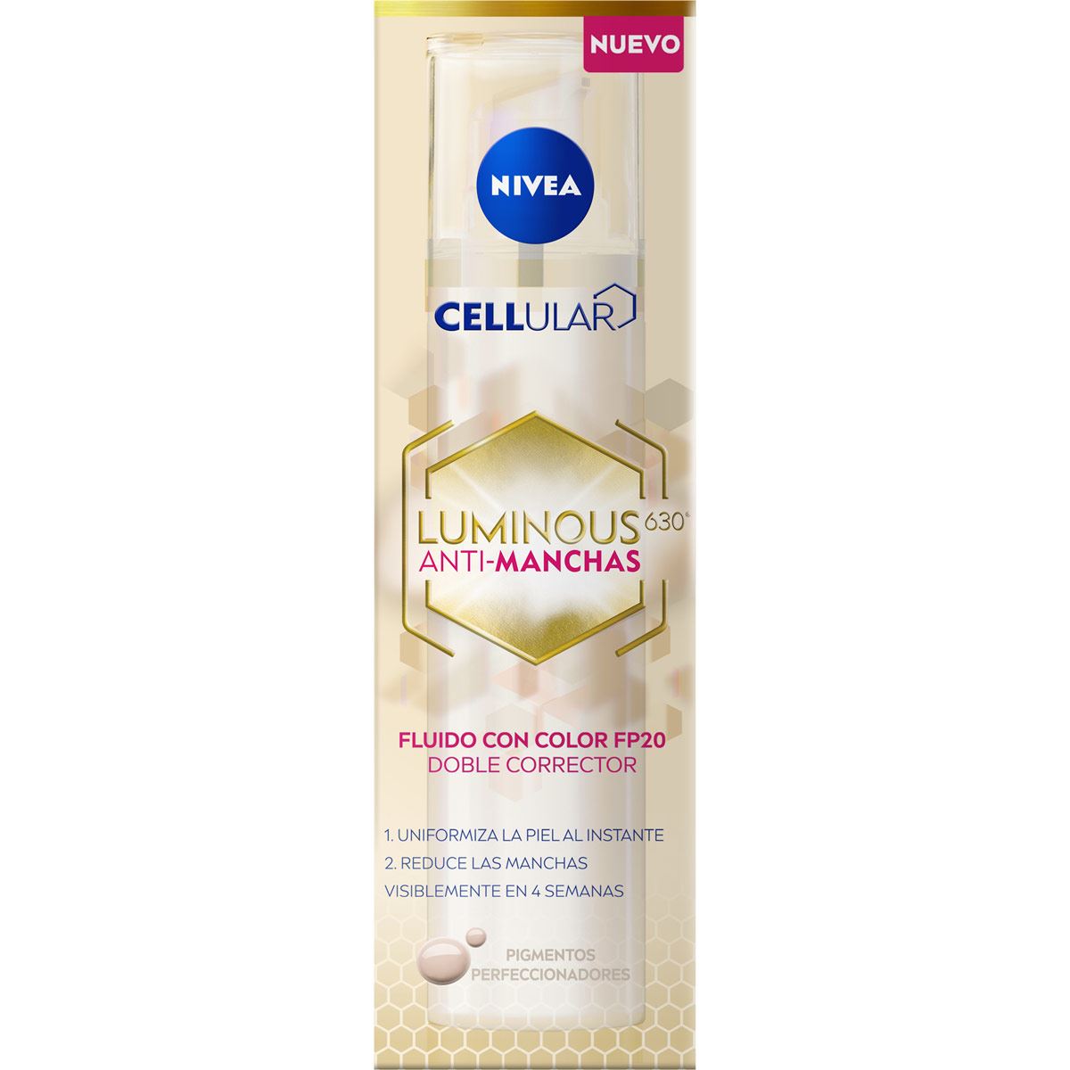 Crema Fluido Anti-Manchas con color Nivea Luminous 40ml