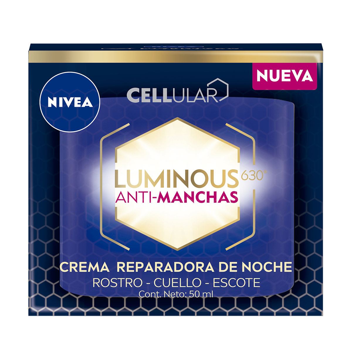 Nivea Crema de Noche Anti-Manchas Cellular Luminous630, 50ml