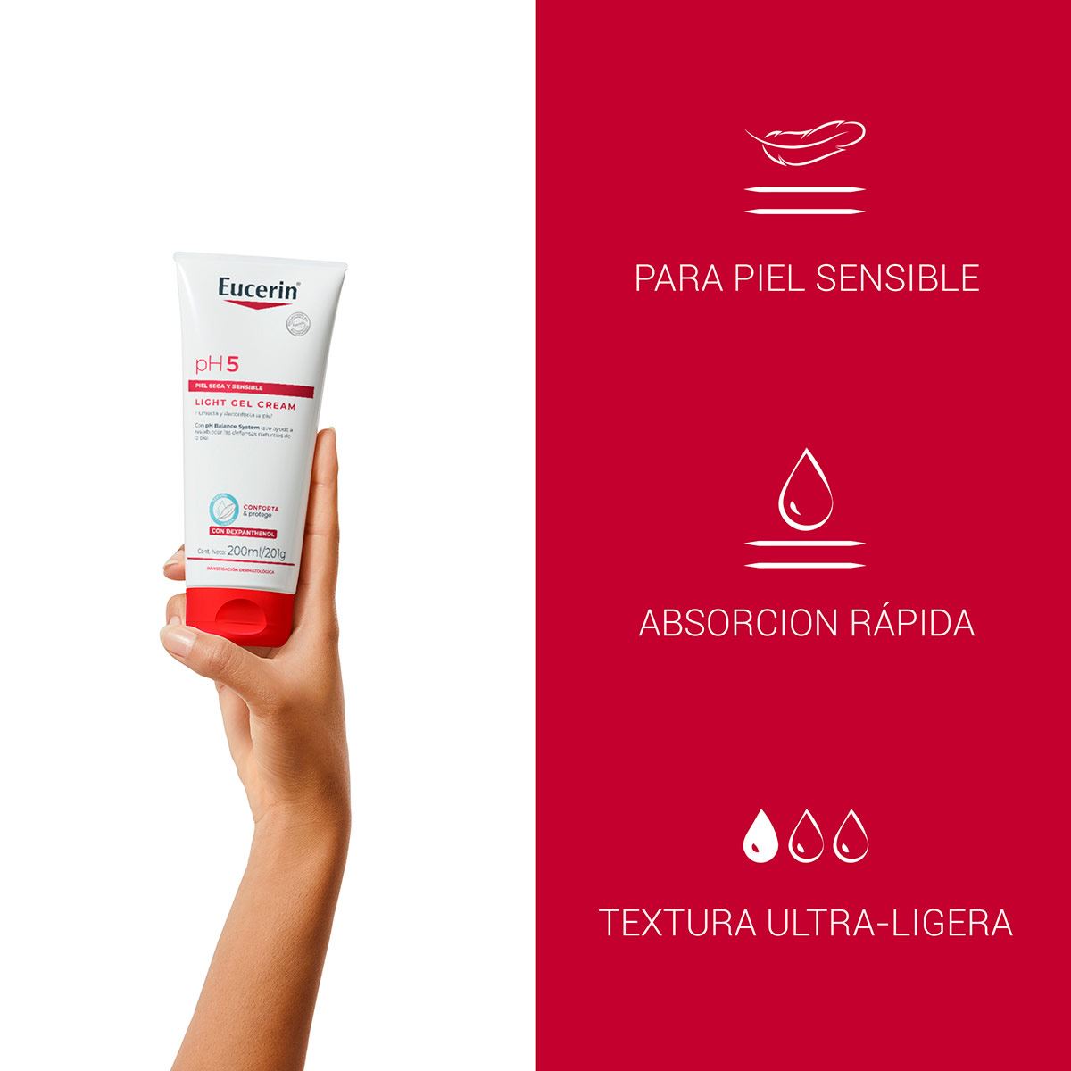 EUCERIN PH5 Light Gel Cream 200 ml