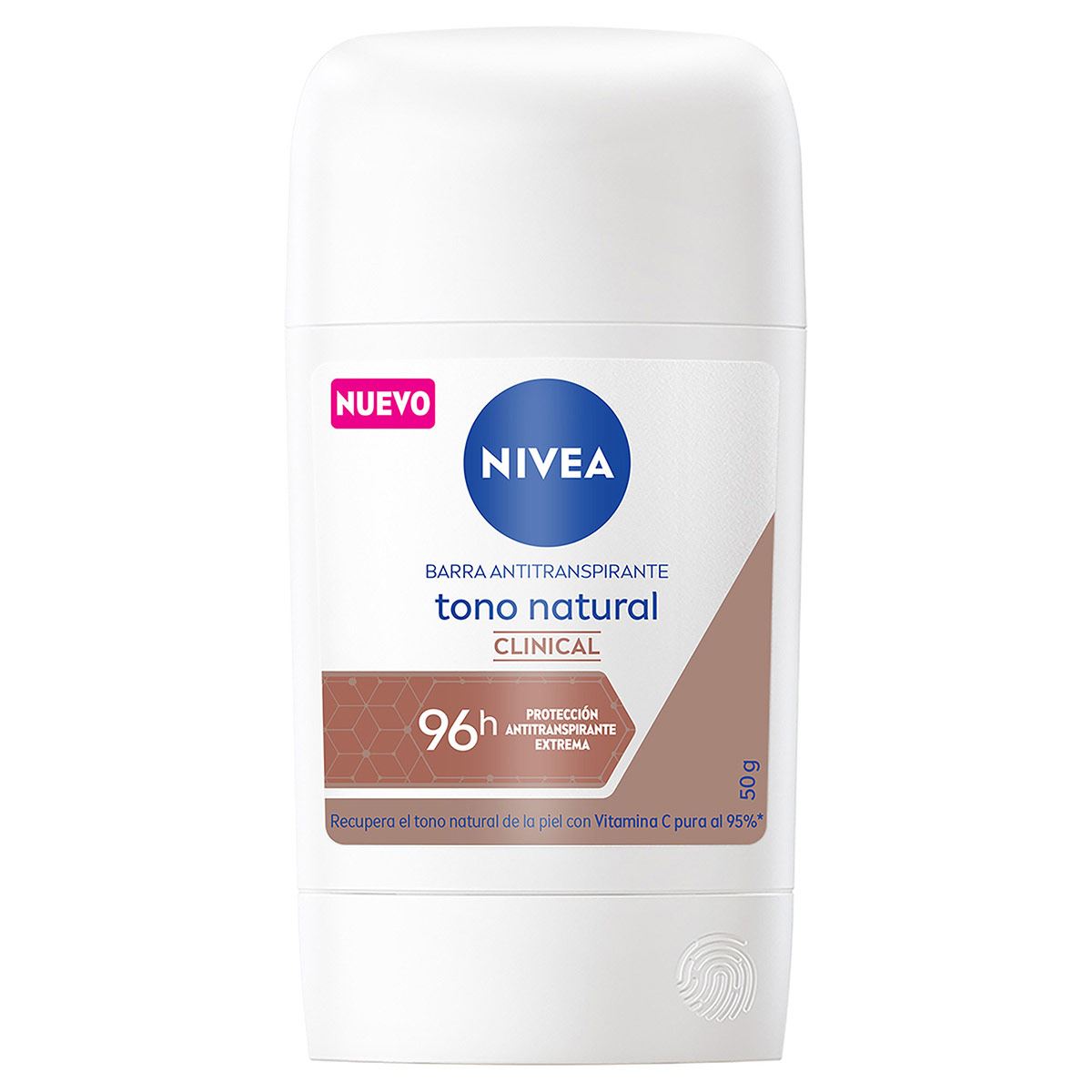 Desodorante en Barra Para Mujer Tono Natural Clinical 50g Nivea