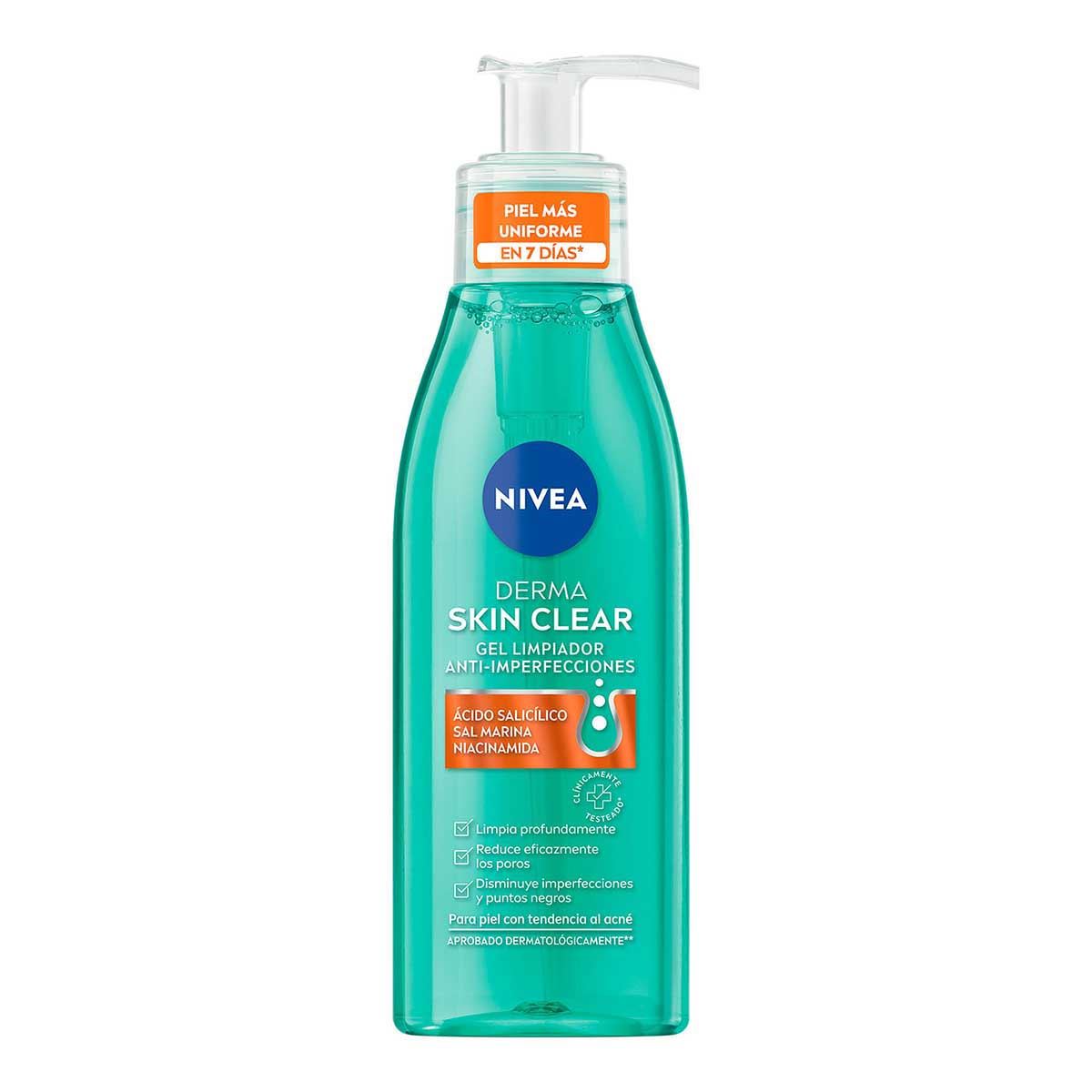 Gel Limpiador Anti-Imperfecciones Derma Skin 150ml Nivea