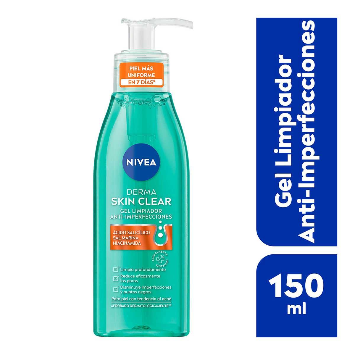 Gel Limpiador Anti-Imperfecciones Derma Skin 150ml Nivea
