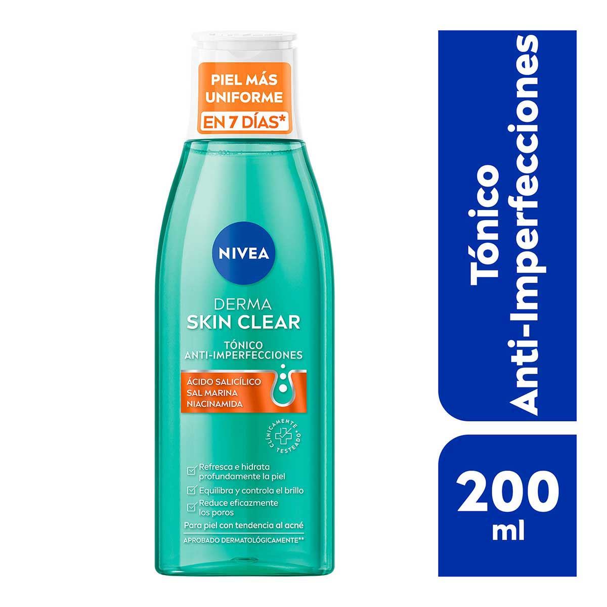 Tónico Facial Anti-Imperfecciones Derma Skin 200ml Nivea