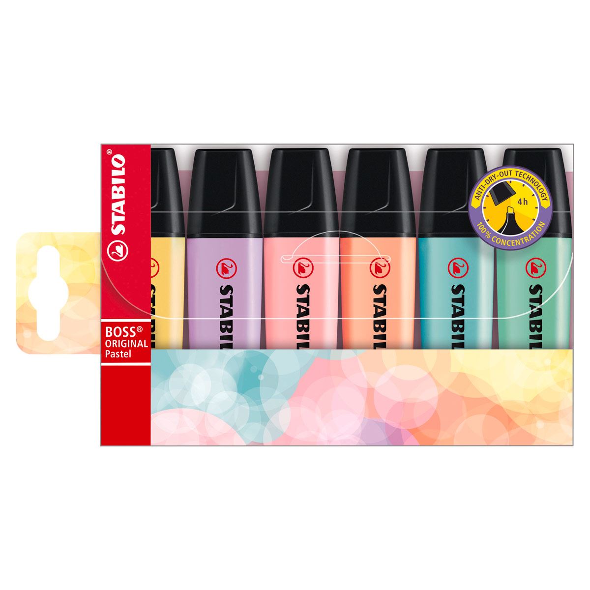 Marcatextos Stabilo Boss colores pastel BL