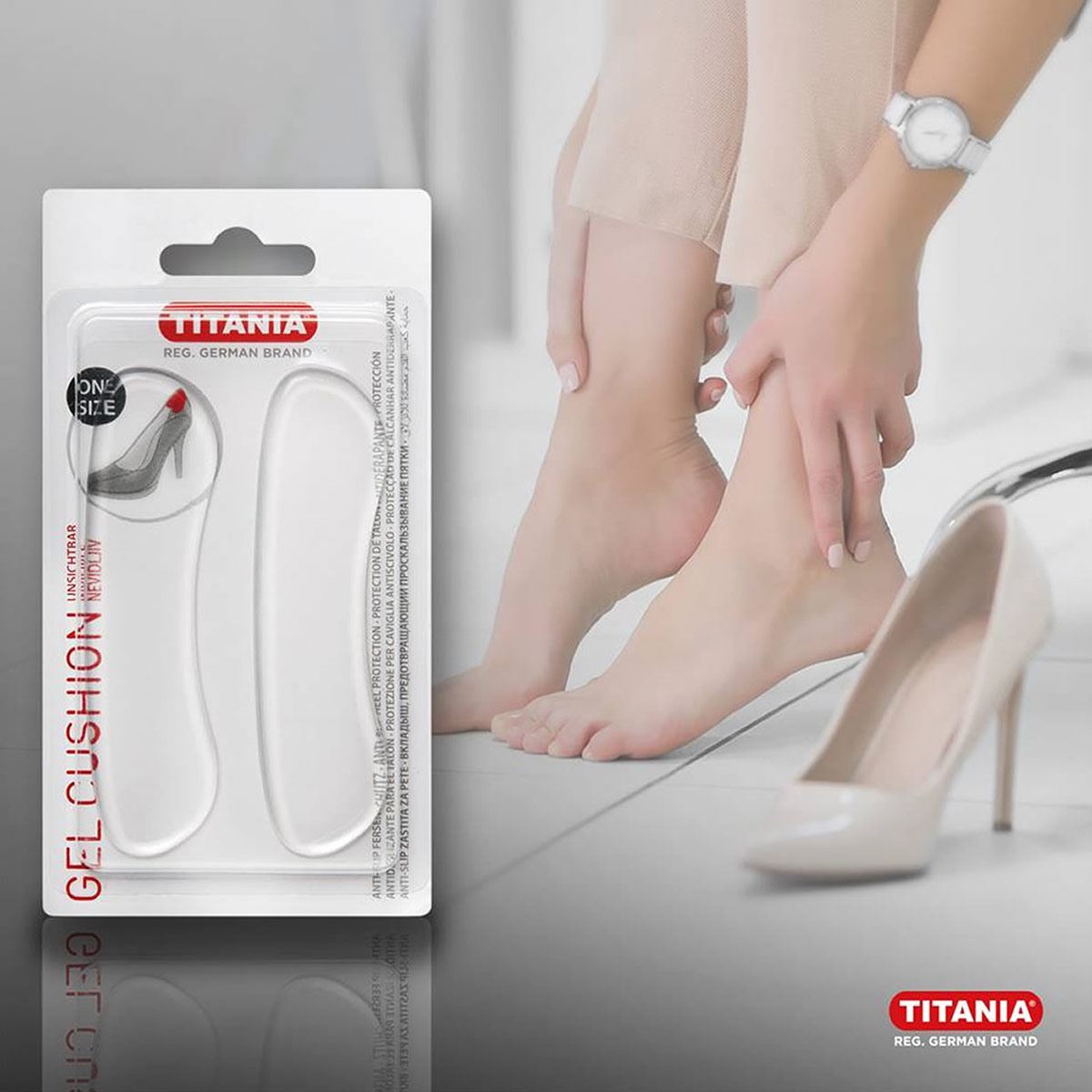 Talonera antideslisante de gel 1 par Titania