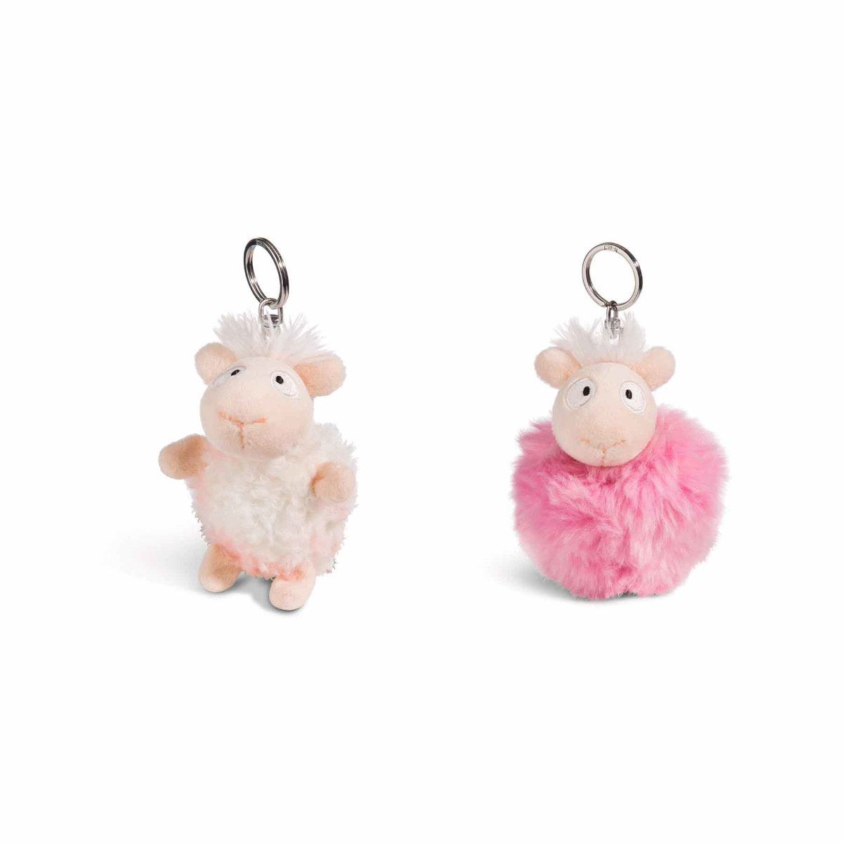 Llavero llama reversible y esponjoso 9 cm