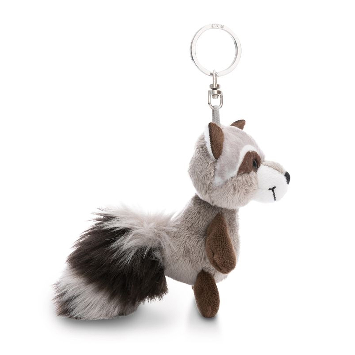 Llavero de Peluche Mapache Lenno 10 cm