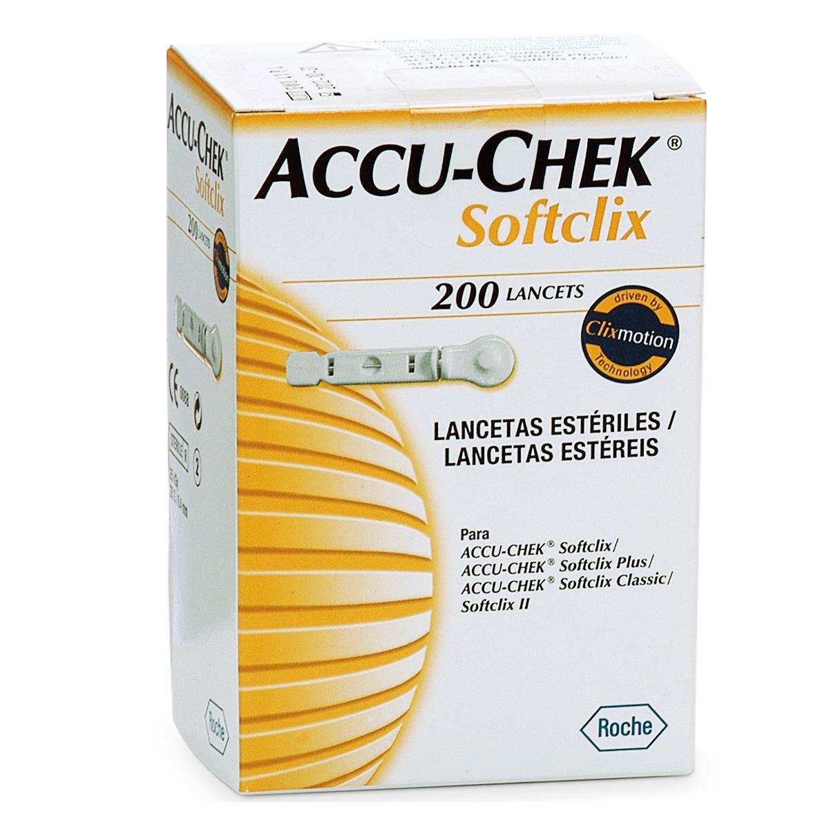 Lancetas accu-chek softclix c/200