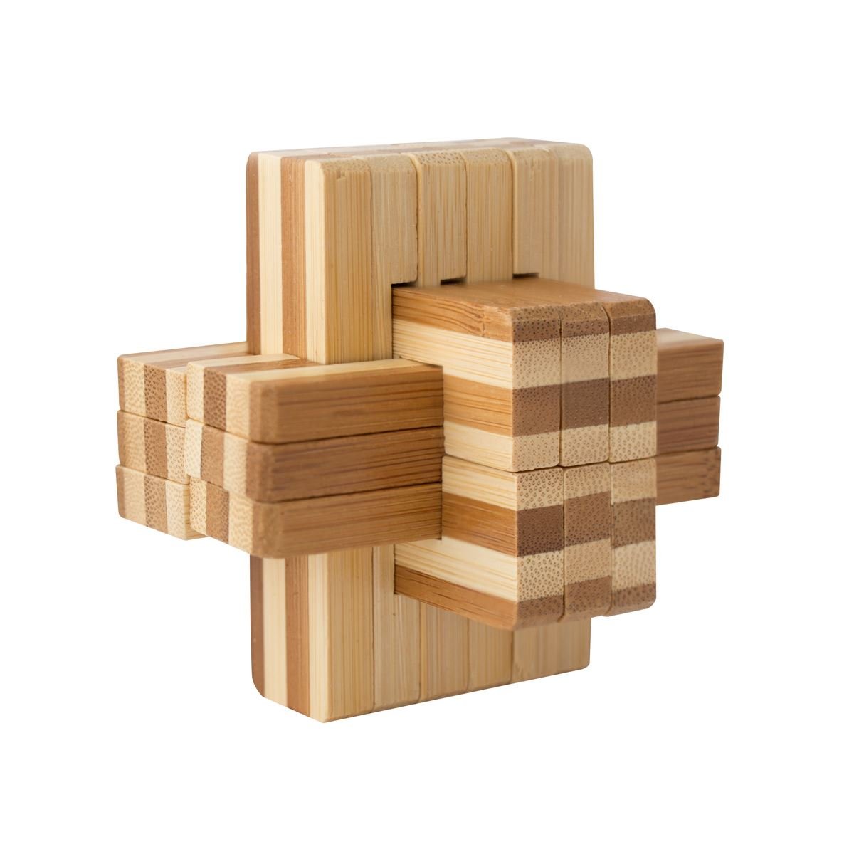 Rompecabezas de Madera Iq&#45;Test Bamboo Puzzle Block Cross &#40;17156&#41;