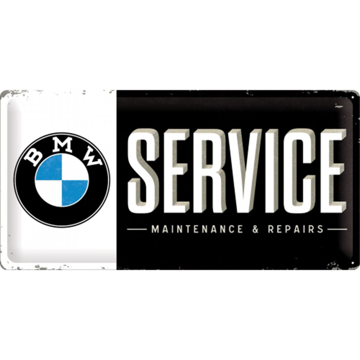 Bandiera Decorativa BMW Service 3x5 Ft (90x150 Cm) - Banner Da Parete In Poliestere