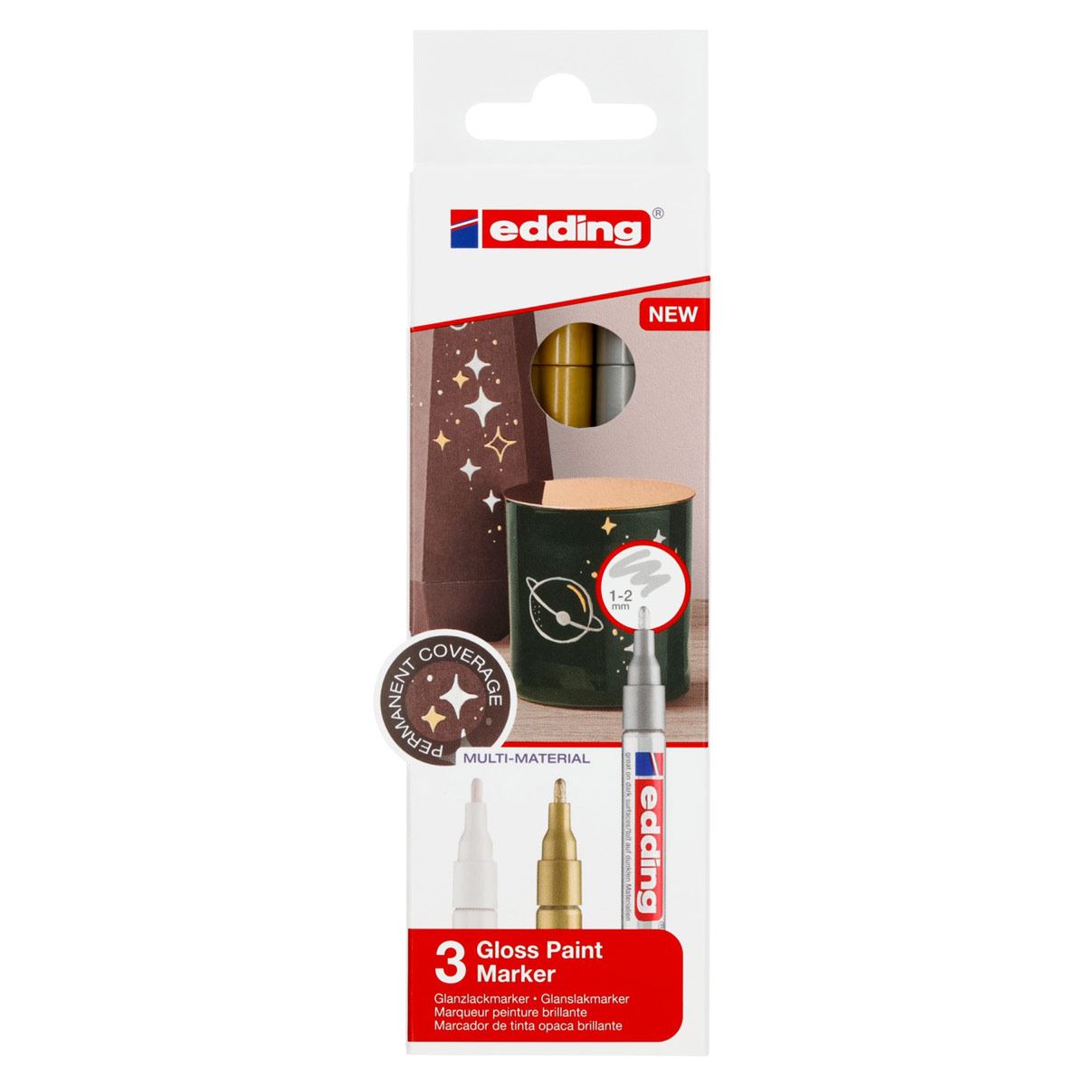 Set de marcador creativa metálico 1-2mm